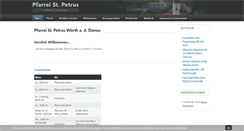 Desktop Screenshot of pfarrei-woerth-donau.de